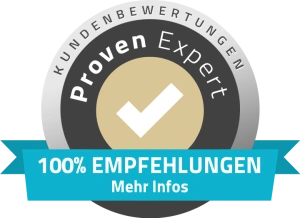 ProvenExpert – 100% Empfehlungen